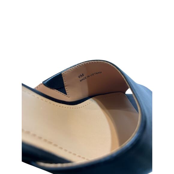 Lisa Vicky Vital Platform Slide Sandal Shoe 9 Black - Picture 7 of 9